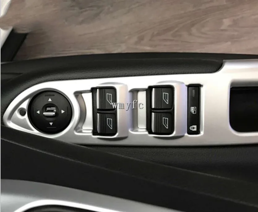 Для Ford Kuga ESCAPE- 4 шт./лот ABS хромированные Стиль внутреннее украшение для дверной ручки отделка рамка Автомобильные аксессуары
