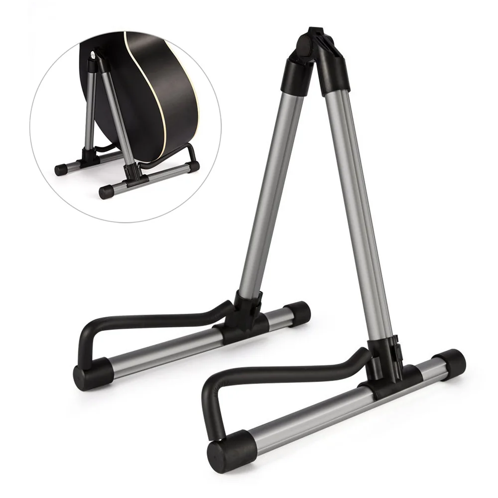 Light Weight Guitar Stand Aluminum Alloy Foldable Acoustic Electric Classic Bass Guitarra font b Music b