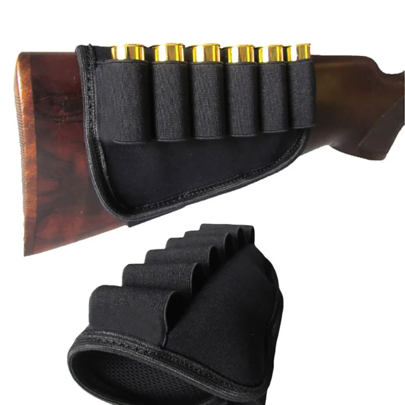 

1 PC Gun Accessories Hunting Rifle Basic Buttstock Bullets Shell Holder Rear Tactical Equipment Bag