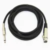 Bochara 1/4''Jack 6.5mm Male to XLR Female Microphone Mono Cable Foil+Braided Shielded 1.8m 3m 5m 10m ► Photo 3/6