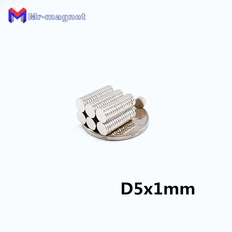 

200pcs 5 x 1 mm magnet 5x1 Super strong neo neodymium magnets D5x1mm 5*1mm super poewful rare earth neo magnet dia 5*1 D5*1mm