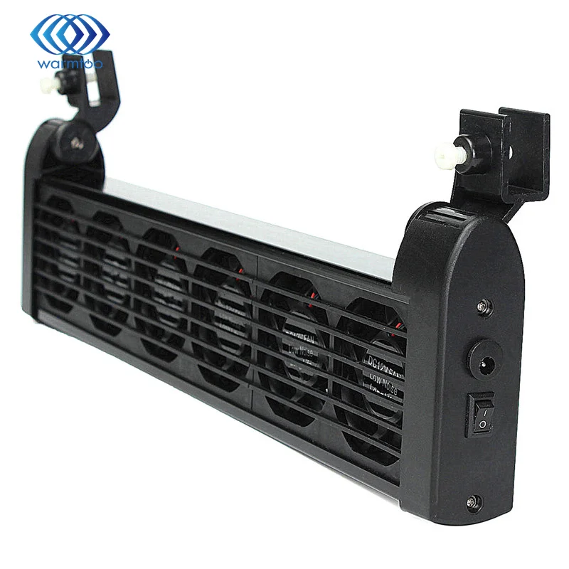

2018 New Arrival (6 fans) Aquarium Marine Tropic Chillers Cooling Fan Adapter 12V for 240L Fish Tank 100-240V Output