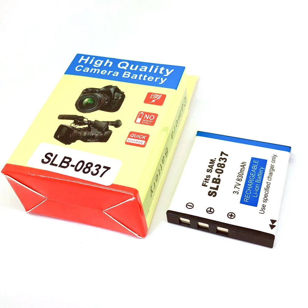 SLB-0837 SLB 0837 SLB0837 Battery For Samsung Digimax i6 PMP i50 L60 NV3 NV7 L80 i70 i70S L700 L700S L73 NV5