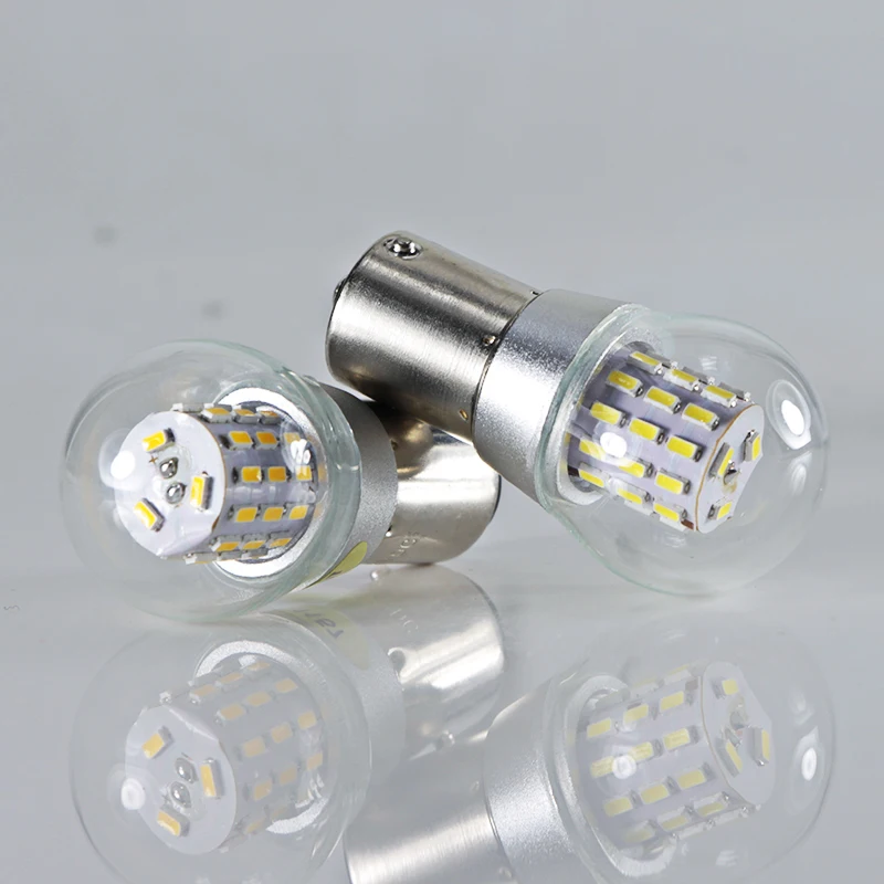 1 шт. 1156 BA15S BAY15D S25 P21W P21/5W PY21W 4W Светодиодная лампа для автомобиля указателя