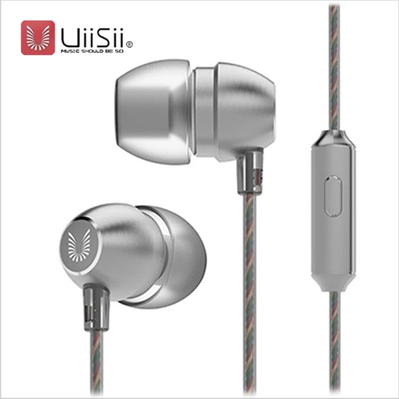 Металлические наушники вкладыши UiiSii HM7 100% оригинал супер бас DJ стерео