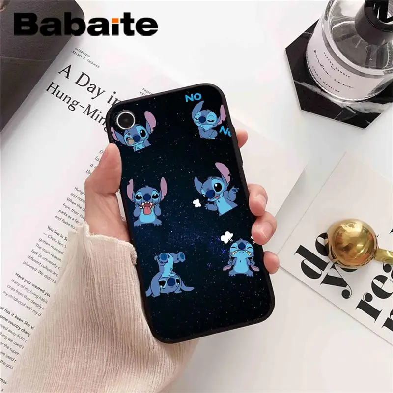 Babaite Lilo Stitch роскошный уникальный дизайн PhoneCase для iPhone 8 7 6 6S Plus X XS MAX 5 5S SE XR 10 Чехол