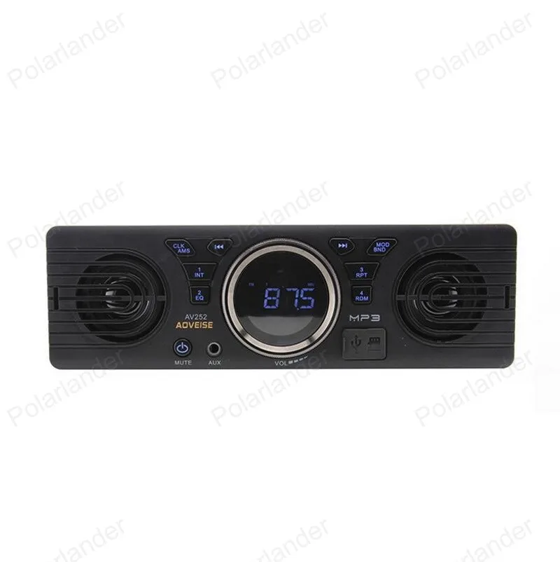 12V автомобильная SD-карта MP3 аудио AV252 радио встроенные динамики с Bluetooth-хост-динамики USB, SD, AUX в функциях