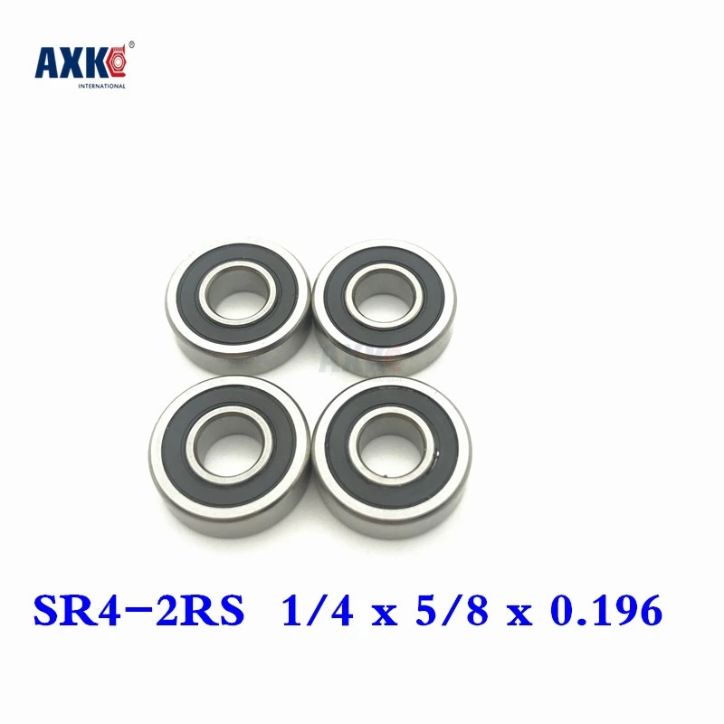 

2023 Hot Sale New Arrival Rodamientos Ball Bearing Free Shipping 50 Pcs Sr4-2rs Bearings 1/4 X 5/8 0.196 Inch Ball Sr4 Rs