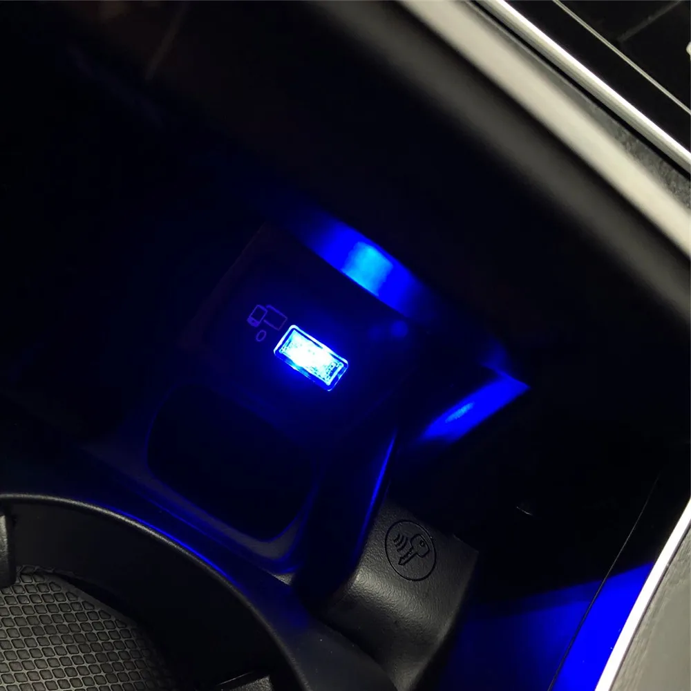 Автомобильные светодиодсветодиодный атмосферные декоративные лампы USB для Mazda 2 3