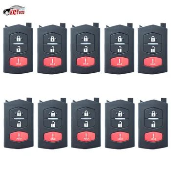 

KEYECU 10 Pcs/lot Keyless Entry Remote Control Fob 313.8MHz 3 Button for Mazda CX5 CX7 CX9 KPU41788