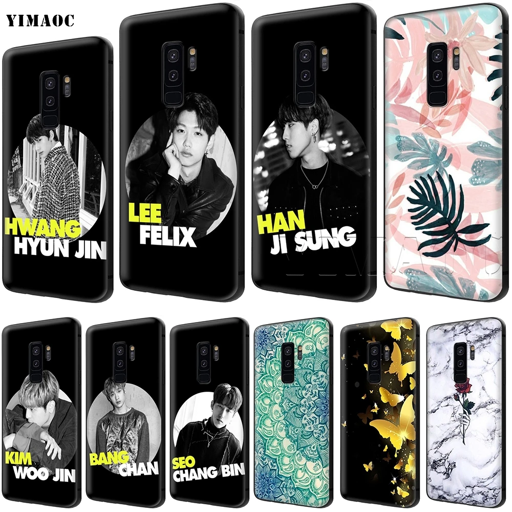 

YIMAOC Stray Kids Woojin Chan Changbin Soft Silicone Case for Samsung Galaxy S6 S7 Edge S8 S9 Plus A3 A5 A6 Note 8 9
