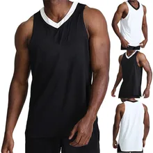 Мужской летний жилет для бега, Повседневный, v-образный вырез, пэчворк, фитнес, впитывающий пот, Быстросохнущий жилет и 4jj04