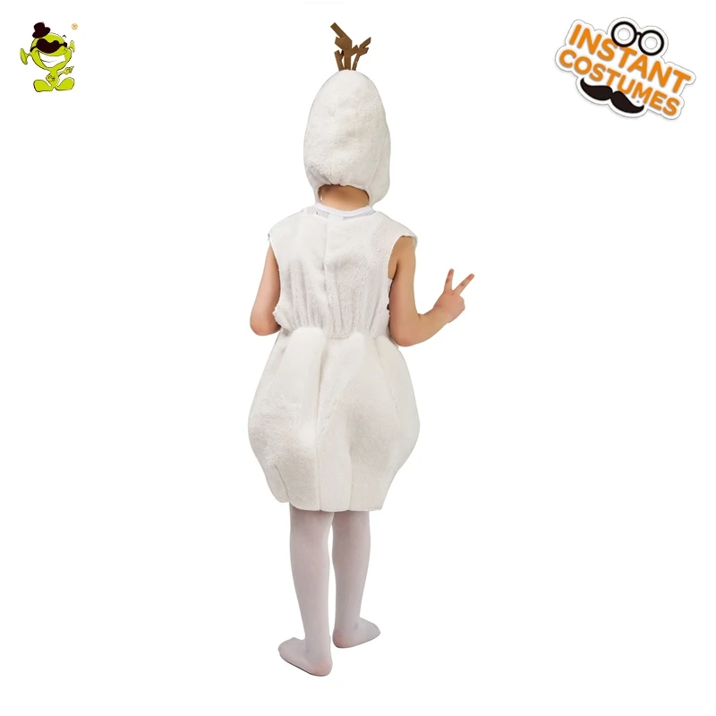 Children White Olaf Costume Role Play Cute Cartoon Animal Kids Olaf Costumes for Animals for Carnival&Children's Days
