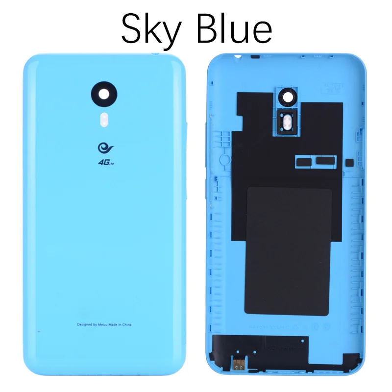 Задняя крышка для MEIZU M2 Note на батарею белый - Цвет: Sky Blue