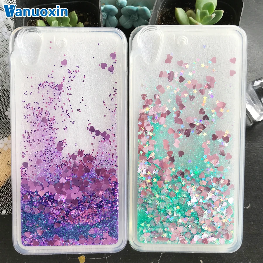 Funda de silicona de la sFor Fundas Huawei Y6II Y6 2 caso Coque Huawei Y6 II teléfono caso líquido dinámica brillo suave cubierta de la caja de TPU