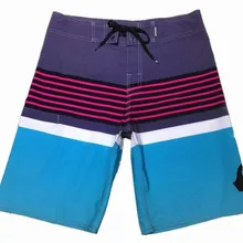 Новое поступление, летние пляжные шорты для серфинга, эластичные быстросохнущие спортивные шорты для мужчин, свободные мужские пляжные шорты с принтом