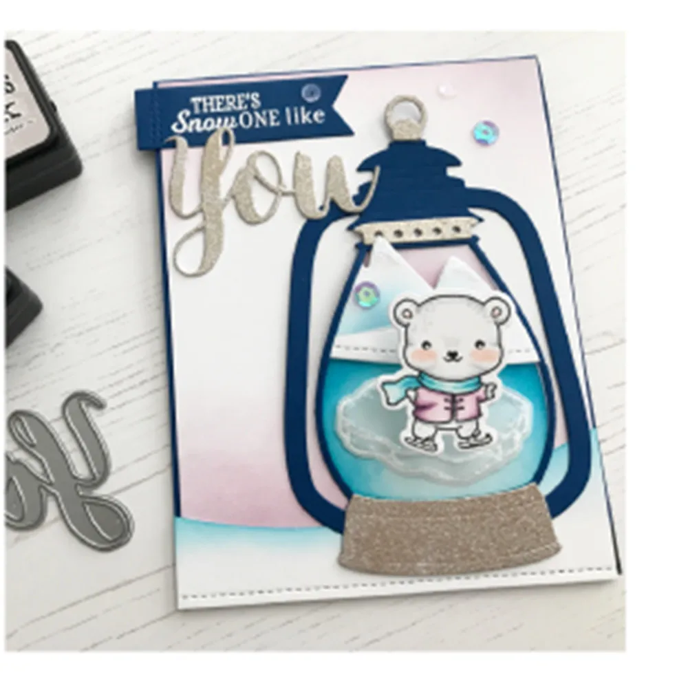 

Metal Cutting Dies Lantern Design Stencils for DIY Scrapbooking/photo album Decorative Embossing DIY Paper Cards