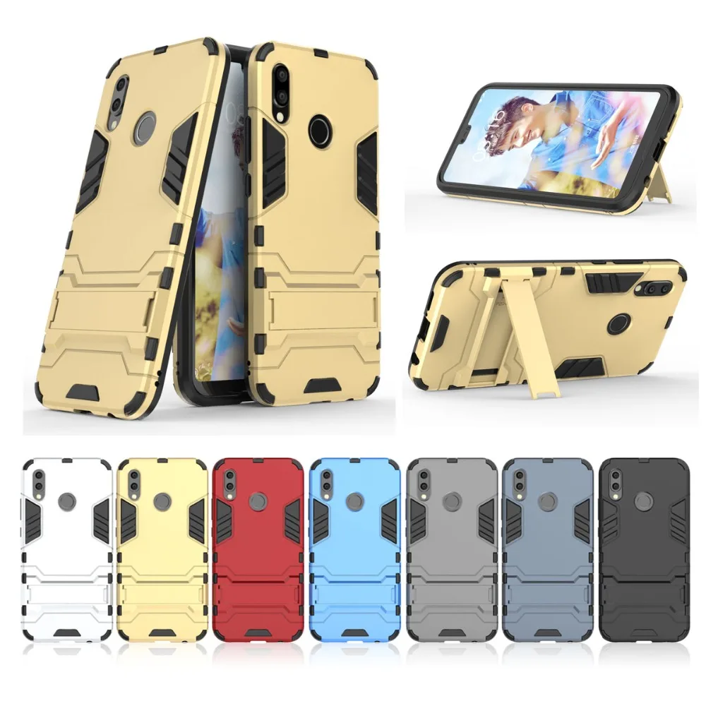 

Huawei P20 Lite Case Huawey P 20 pro Case Armor Rubber Silicone stand Phone Case For Huawei P20 Shell For Huawei P20 Lite cover