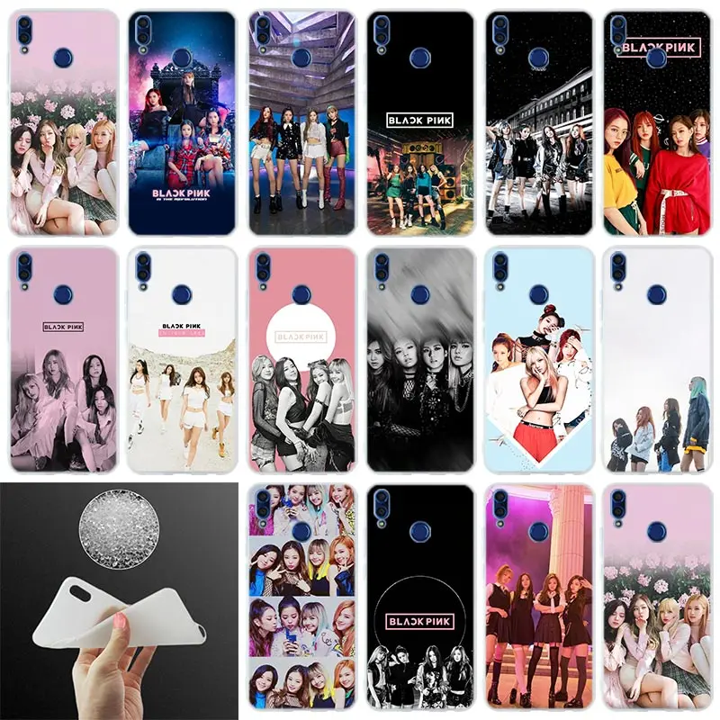 

Silicone Back Cover Phone Case BLACK PINK kpop BLACKPINK For Huawei Honor 10i 9i Lite 8a 8x max 8c 7x 7a pro 6x V20 Paly Soft