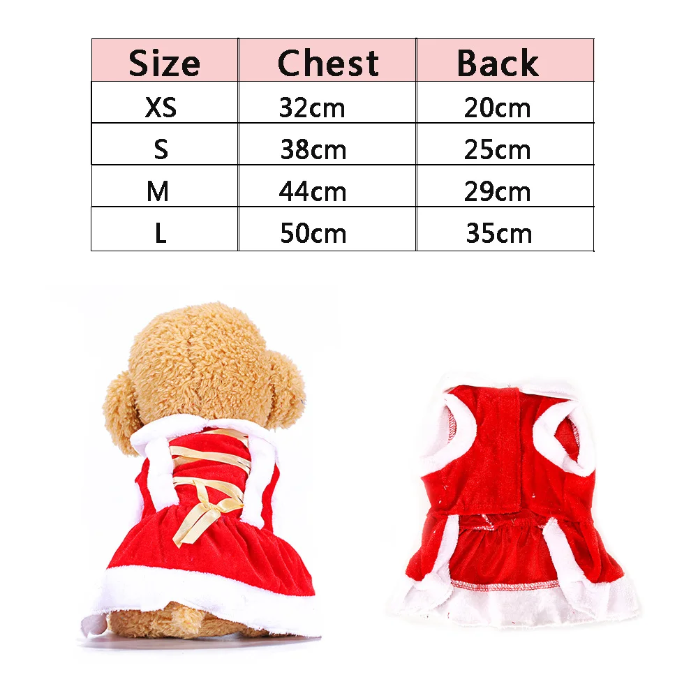 Christmas Dog Warm Dress French Bulldog Puppy Clothes For Small Large Dogs Poodle Winter Sweatshirt Cotton Dog Clothes  (11)
