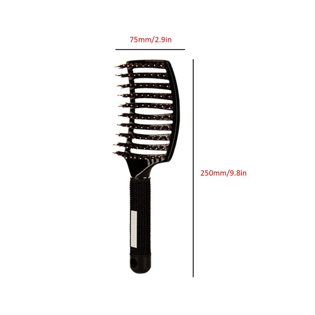 Щетка для волос Антистатическая Парикмахерская Салон по уходу за волосами зубы двухсторонняя расчёстка для шерсти