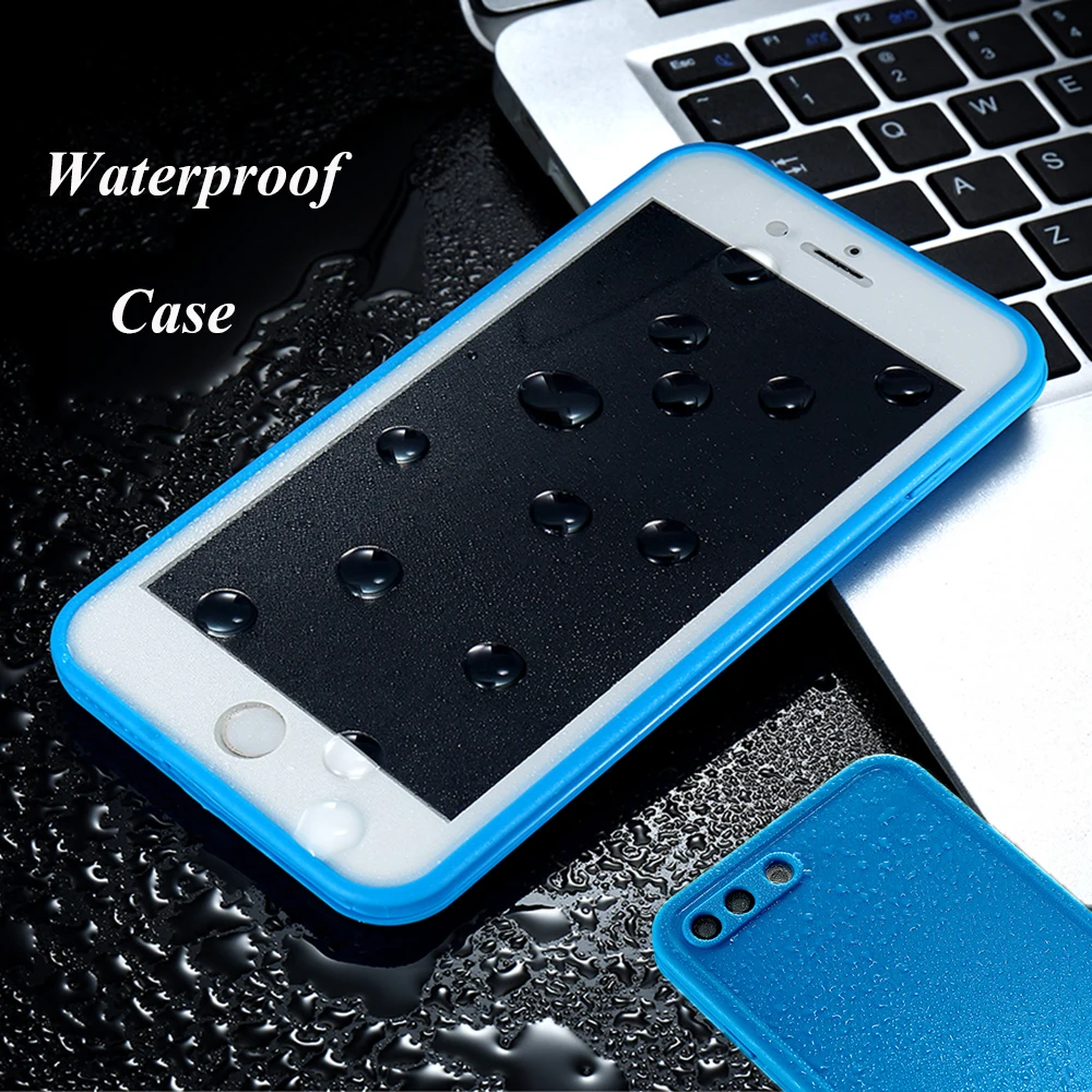 

2018 NEW! For i 6 6S Dustproof Waterproof Cases Cover Bag Shell Outdoor phone Case / for i X 5 7 8 Plus 360 full protection