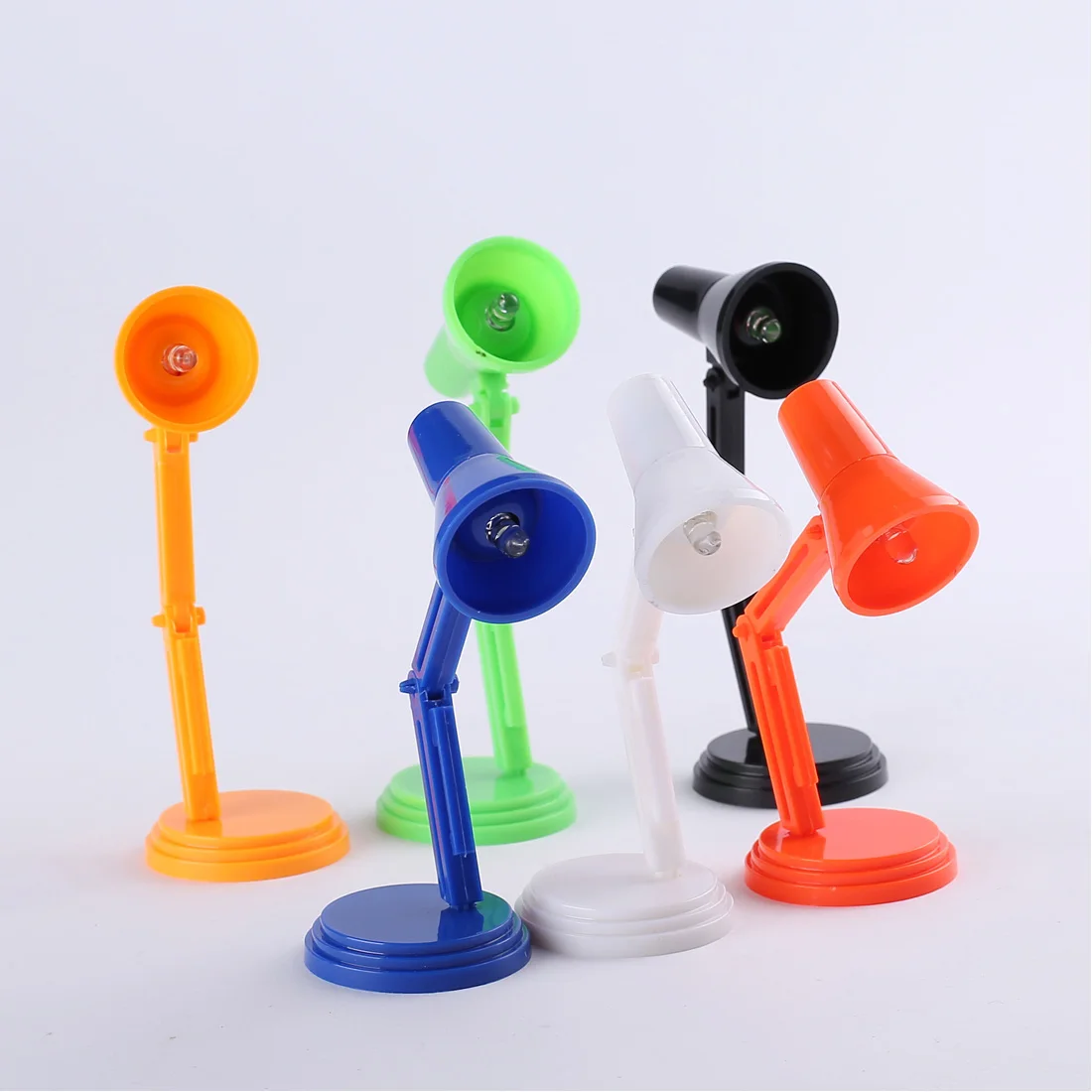 

New Arrival 1pc Portable Mini Folding LED Desk Lamps 4.5V Book Reading Light Book Lights for Night Study Readers