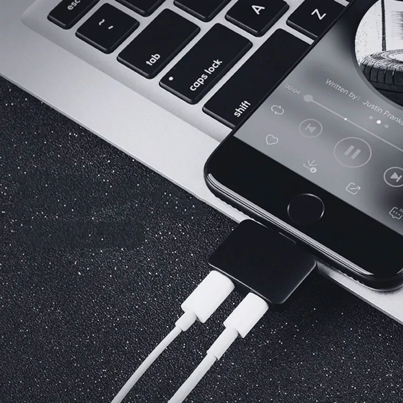 ZUCZUG For iPhone 7 7 Plus 2 in 1 Audio Charging Adapter Lighting To 3.5mm iOS 10.3 Earphone Jack AUX Charger Connector for i7 ZUCZUG For iPhone 7 7 Plus 2 in 1 Audio Charging Adapter Lighting To 3.5mm iOS 10.3 Earphone Jack AUX Charger Connector for i7