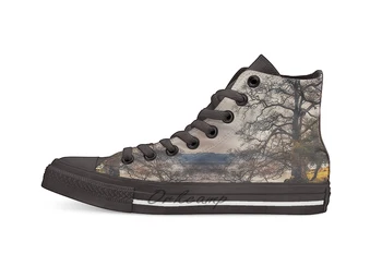 

Life on the Edge Casual High Top Canvas shoes sneakers For Drop shipping