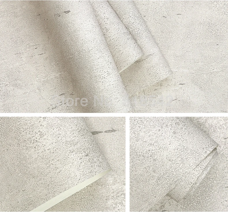 Ретро Ностальгический цемент серый ПВХ Отшелушивающий водонепроницаемый обои Ресторан магазин одежды обои гостиной Papel де Parede
