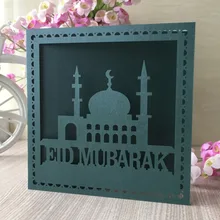 100 шт./лот лазерная резка счастливый Дивал дизайн сложенный стиль RSVP сохранить дату свадебные пригласительные карты с пользовательским текстом уникальный лиса