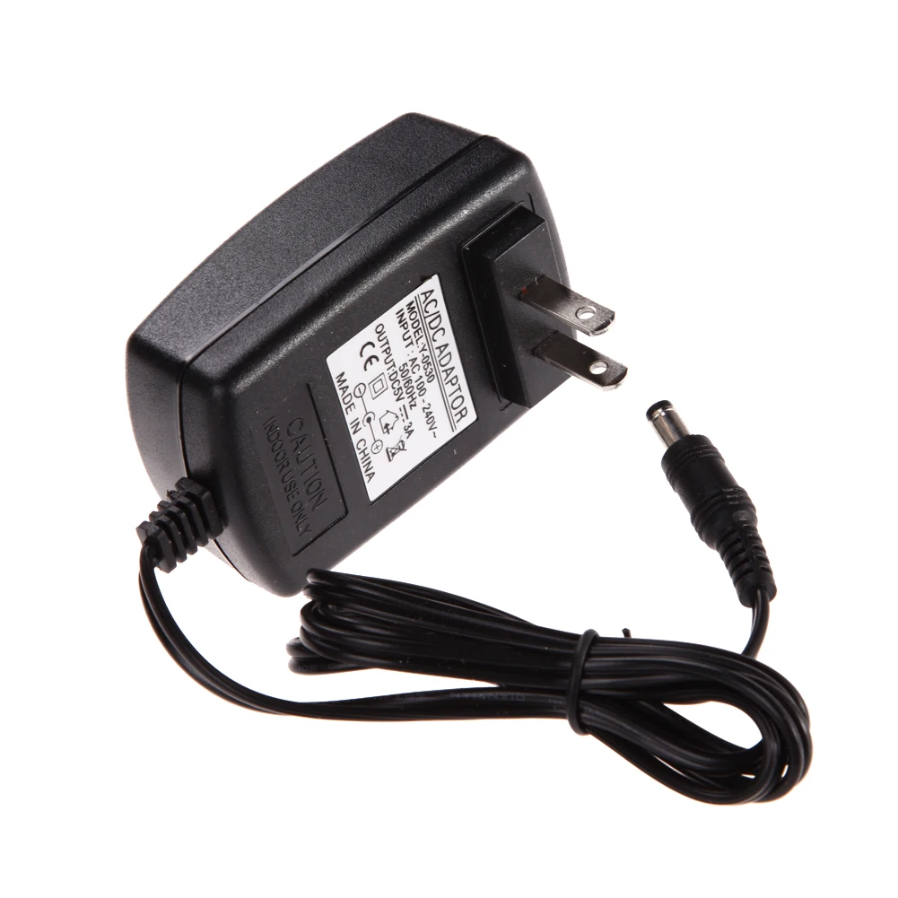 AC 100 240V Converter Adapter DC 5.5 x 2.5MM 5V 3A 3000mA
