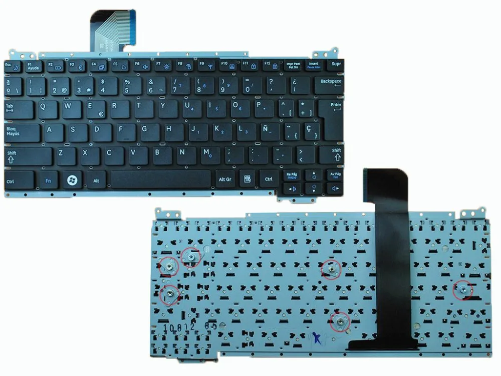 New SP Laptop Keyboard For SAMSUNG NC110 BLACK PN9Z.N7CSN.01E Repair