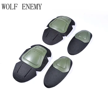 

Tactical Knee and Elbow Protector Pad for Paintball Airsoft Combat Uniform Military Suit, 2 Knee Pads & 2 Elbow Pads/Set