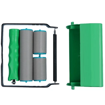 

Double Color Wall Decoration Paint Painting Machine For 7 Inch Roller Brush Green Tool