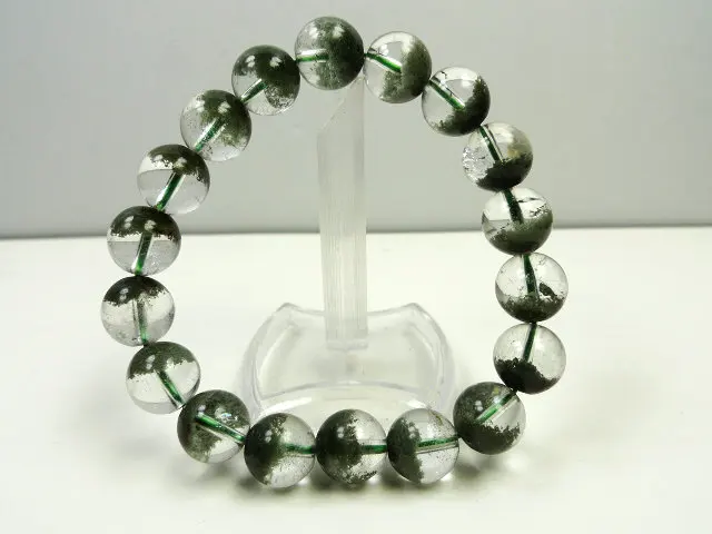 

Titanium natural crystal - - 's top green ghost bracelet crystal bracelet beautiful male Women