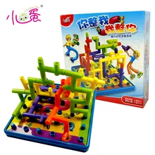 Candice guo, пластиковая игрушка, красочный блок, здание, хитрые мозги, соединяются, цвет, игра, проводник, трубопровод, доска, подарок для ребенка