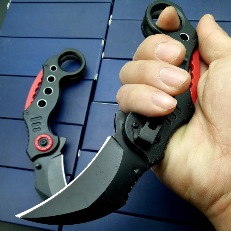 Тактический коготь CS GO Karambit Складной нож Открытый резак складные охотничьи ножи EDC инструменты с 440C Лезвие из нержавеющей стали