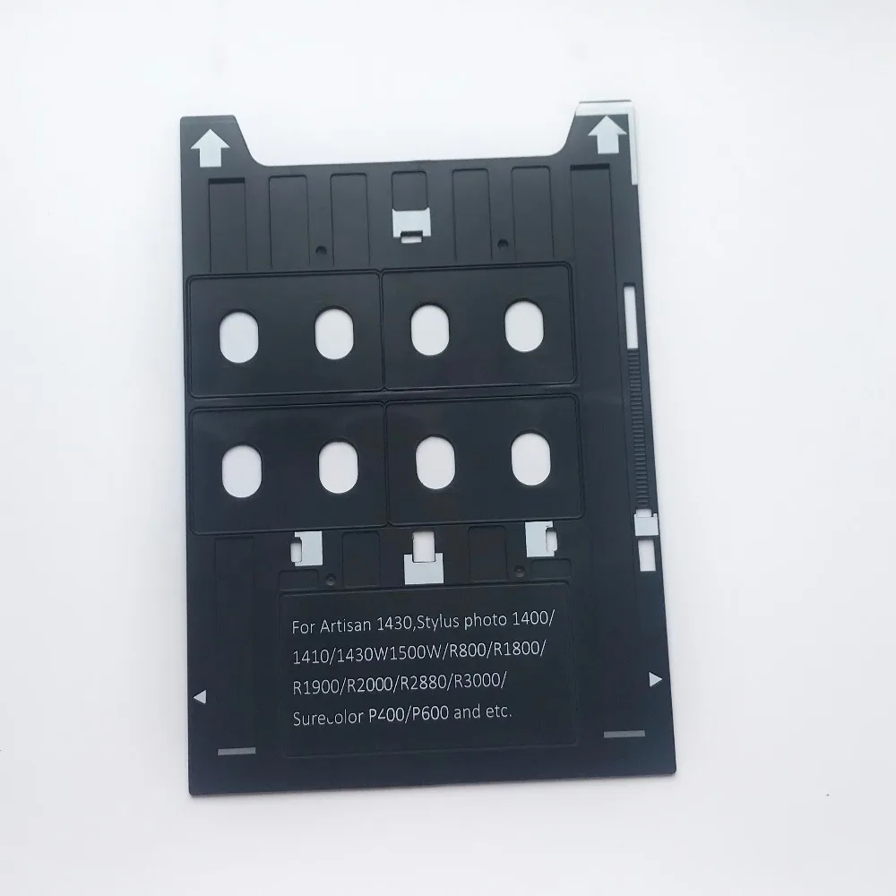 10 шт./лот лот для струйной печати из ПВХ лоток идентификационных карт Epson SureColor P400