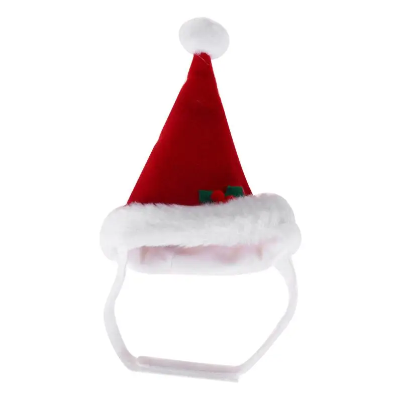 

Pet Cat Dog Christmas Santa Claus Hat Warm Winter Hat Cap Xmas Goods for Pets New Year Pet Care Hat Natal Supplies
