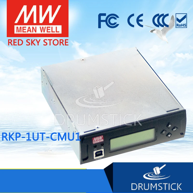 

MEAN WELL RKP-1UT-CMU1 meanwell RKP-1UT-CMU1 1U Rack Mountable Control and Monitor Unit