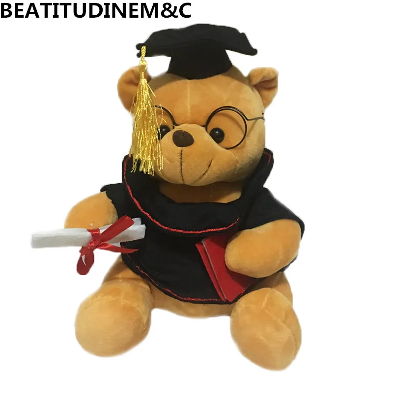 

Cute Graduate Dr. Bear Plush Toy, Animal Bear Plush Toy, Graduation Gift, Home Decoration