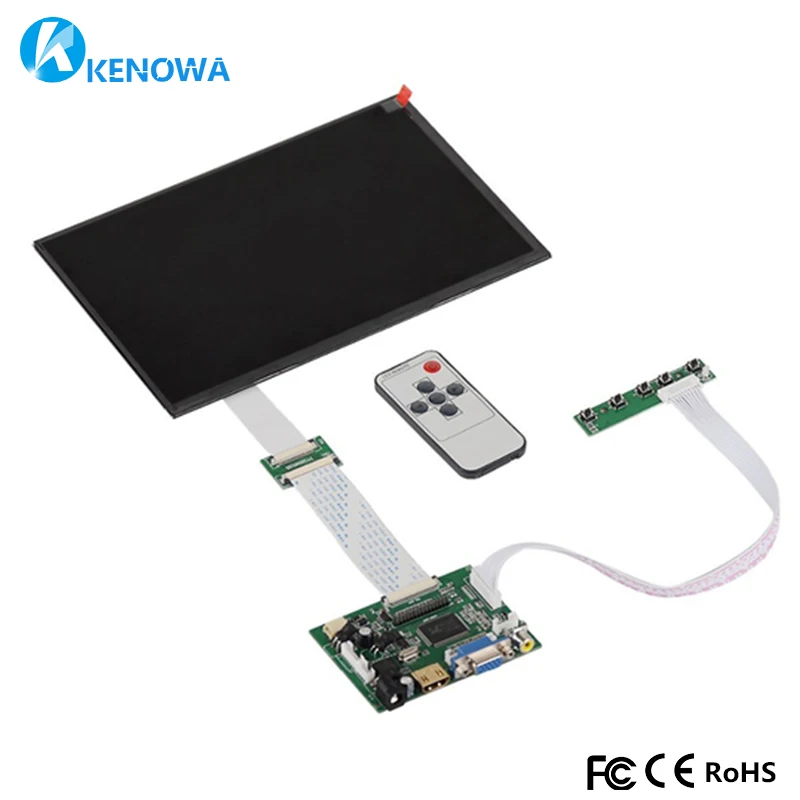 

10.1 inch 1280(RGB)*800 EJ101IA-01G LCD for Raspberry Pi Screen Display With Driver Control Board 2AV VGA HDMI