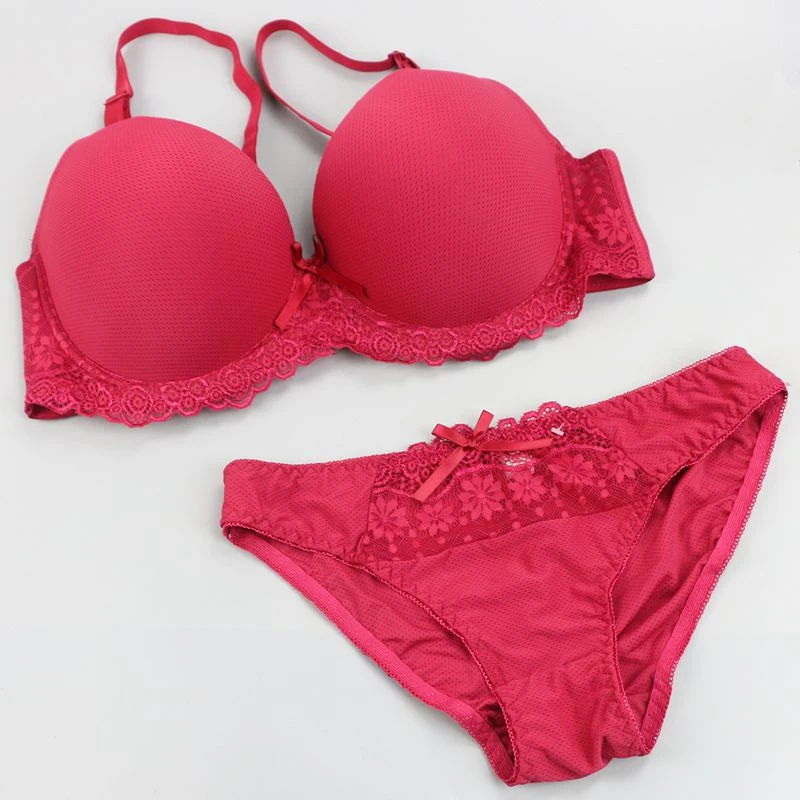 

Large size women bra set size from 38 to 48 D DD E,Push up Ventilation and Comfortable lace sexy ladies hot underwear