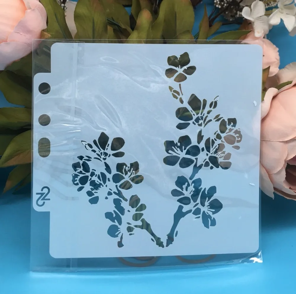 

13cm New Flower DIY Layering Stencils Wall Painting Scrapbook Coloring Embossing Album Decorative Card Template