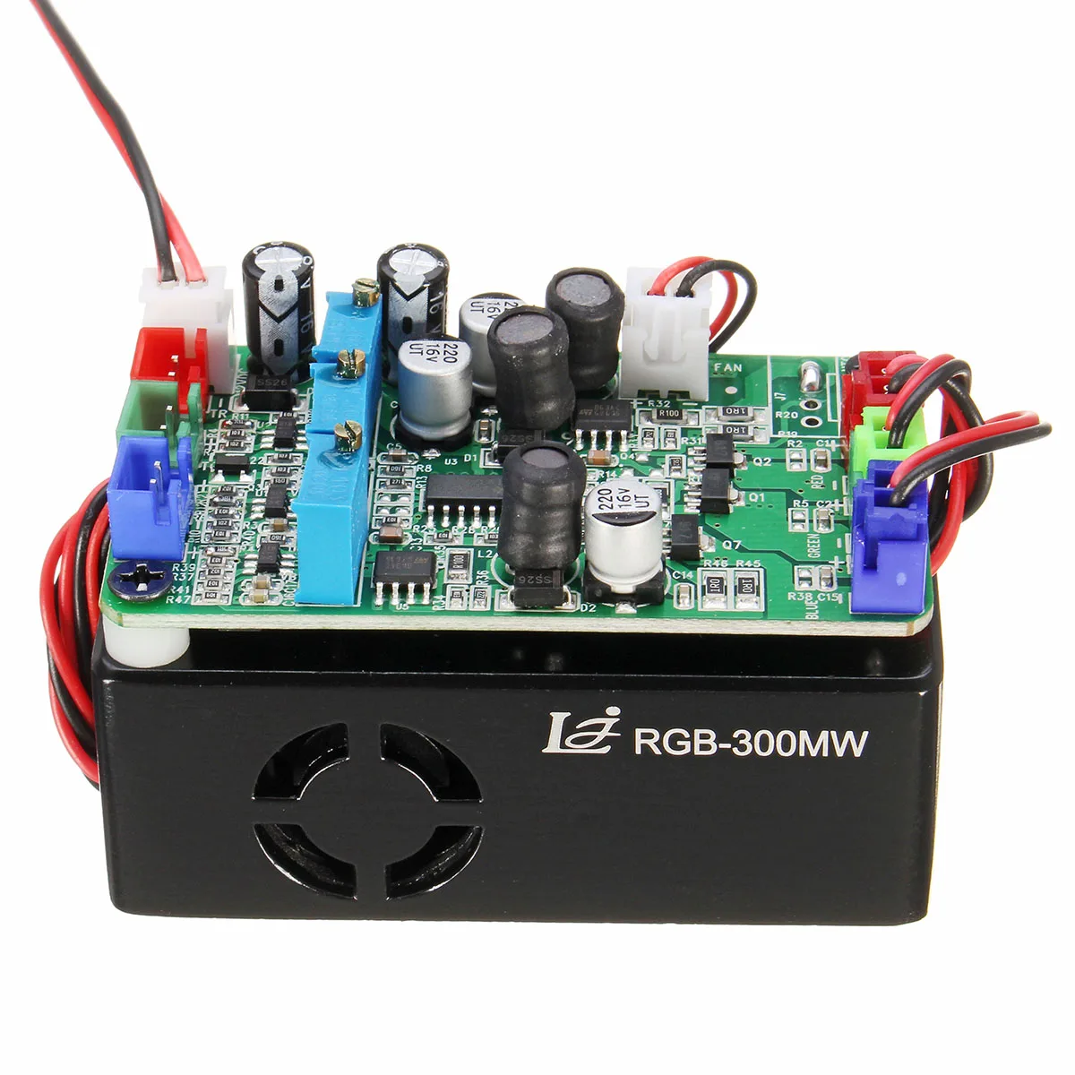 

Stage Light RGB 300mW 12V Stage Module Red 650nm 200MW Green 532nm 50mW Blue 450nm 80mW Stage Lighting Effect Laser Lamp Module