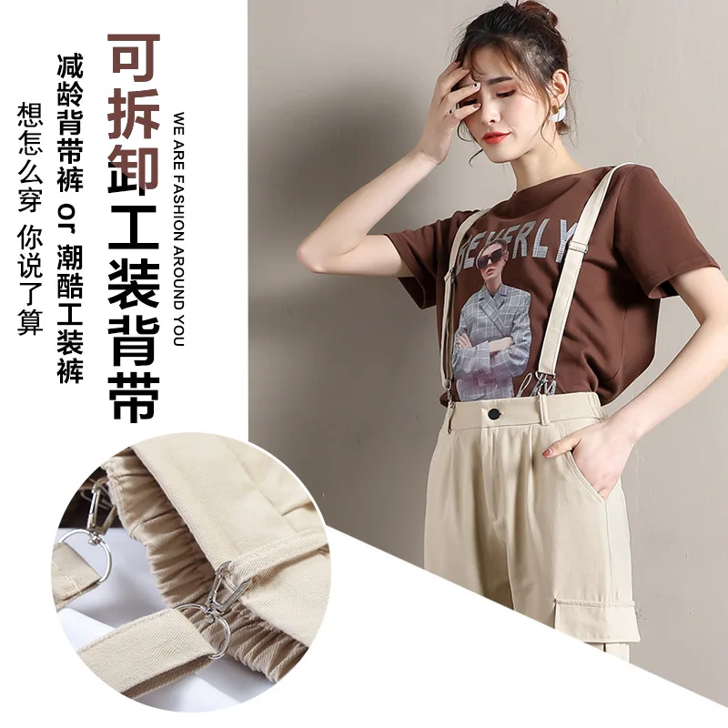 Pantalon Mujer горячая Распродажа хлопок Обычный Оксфорд карманы платье Вадим ремень брюки для женщин весна новые студенческие джинсы с высокой талией