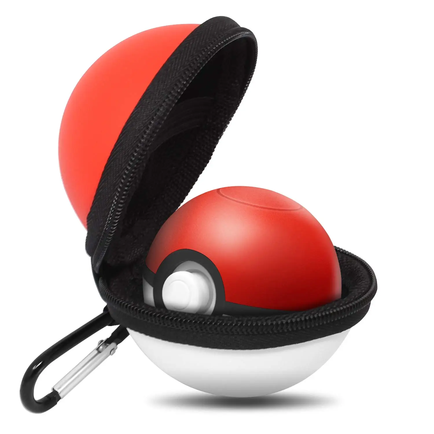 Сумка для хранения rend Poke ball Plus, портативный чехол для переноски, контроллер для переключателя, аксессуар для игры Pokemon Lets Go Pikachu Eevee - Цвет: Red White