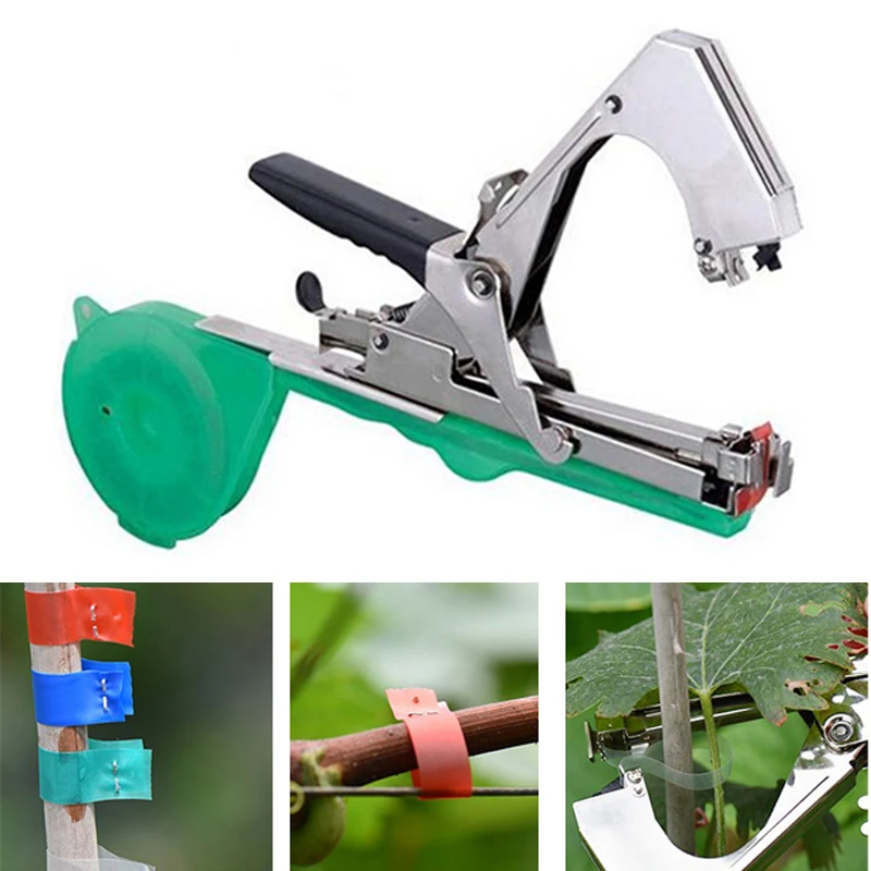 

Nursery Vine Grape Tomato Strap Tape Trunk Stake Tool fruit Bind Hand tying Stem muscadine cucumber Tapetool Tapener Branch
