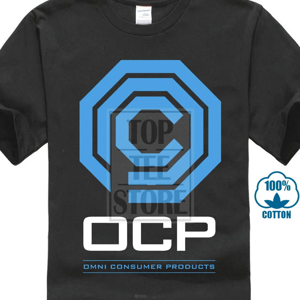 Robo Cop Omni Products Police Robocop Cyborg Omnicorp TV OCP LOGO II T-SHIRT